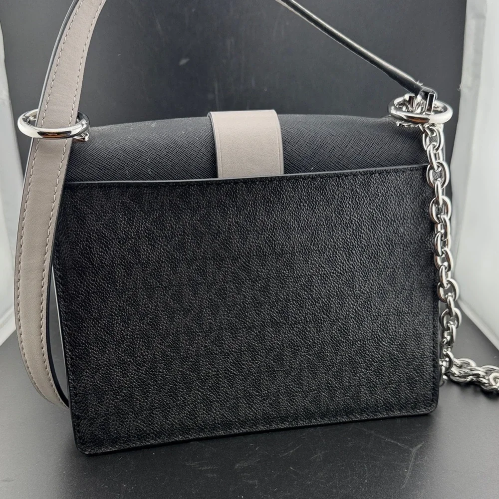 Michael Kors Greenwich Small Color-Block Signature Logo Crossbody Bag